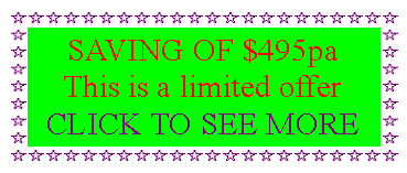 Text Box: SAVING OF $495paThis is a limited offerCLICK TO SEE MORE